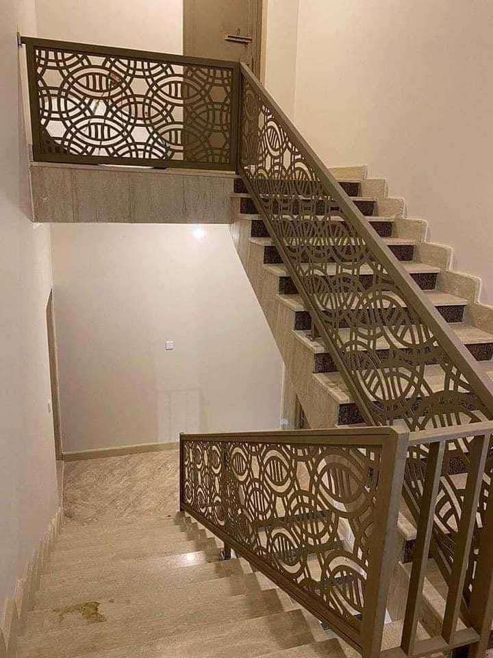 باب حديد وخشب مودرن